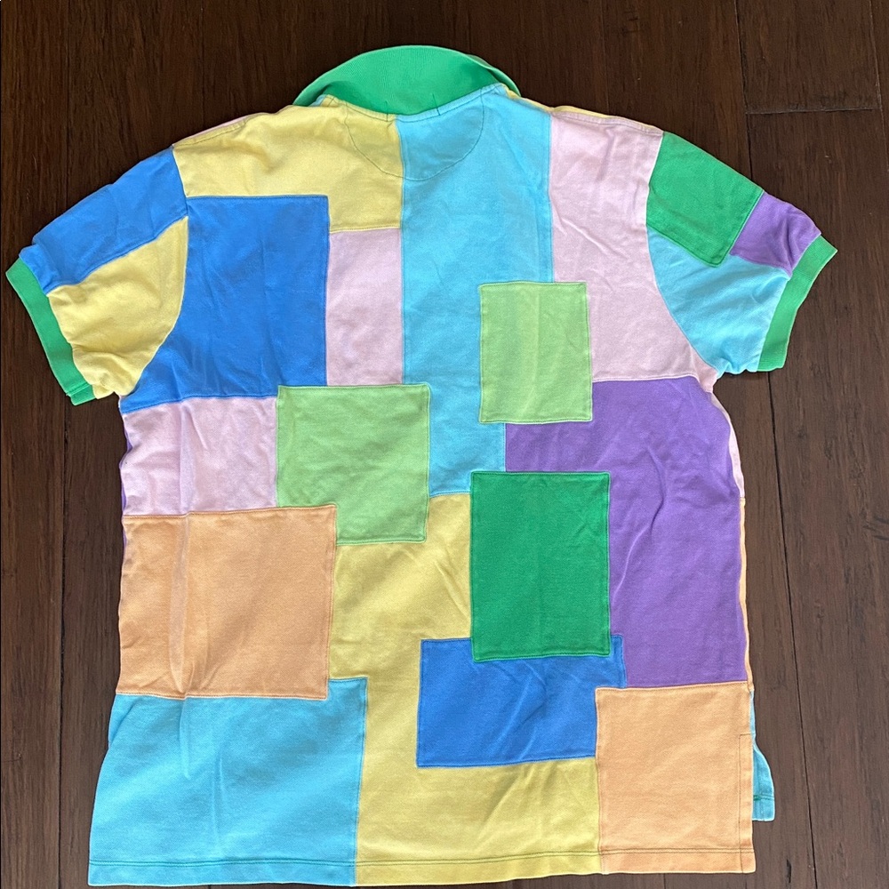Ralph Lauren Multicolor Patchwork Polo Shirt - image 2